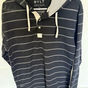 BYLT Basics Black and Gray Sweatshirt